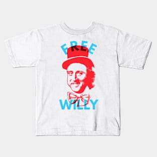 Free Willy (Wonka) and the Chocolate Factory Kids T-Shirt